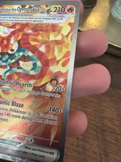 Pokemon TCG Hearthflame Mask Ogerpon EX 212/167 Twilight Masquerade SIR NM - Image 4