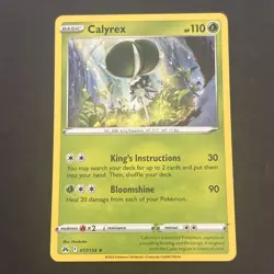 Calyrex 017/159 Regular Rare SWSH: Crown Zenith Pokemon TCG NM 2023 - Image 1