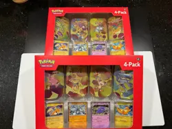 Pokemon 151 -Mini Tins 4 Pack plus Promos with Swirls - Image 1