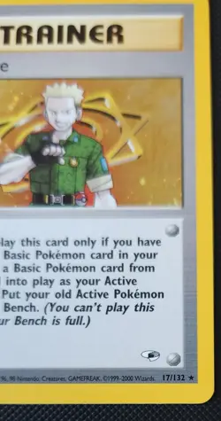 Pokemon Gym Heroes Lt. Surge 1st Edition Trainer - 17/132 - Image 3