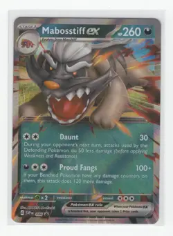 Pokemon Scarlet & Violet Black Star Promo - Mabosstiff ex SVP 086 - Image 1