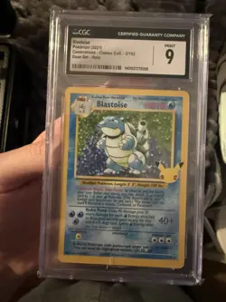 Blastoise Celebrations Classic Collection 2/102 Holo CGC 9 Pokemon TCG - Image 1