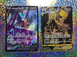 Pokemon Shadow Rider Calyrex: Full Art TG17/TG30 V; Secret Rare TG30/TG30 VMAX - Image 1