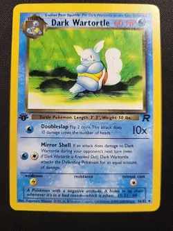 TCG Pokemon TCG - Dark Wartortle 1st Edition 46/82 - Team Rocket NM/LP - Image 2
