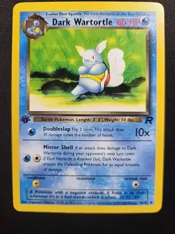 TCG Pokemon TCG - Dark Wartortle 1st Edition 46/82 - Team Rocket NM/LP - Image 3
