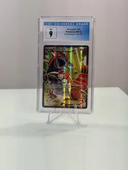 2015 POKEMON XY PRIMAL CLASH #150 FULL ART/GROUDON EX - CGC 9 (POP 11) - Image 1