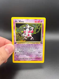 Mr. Mime 1st Edition Holo 06/64 Jungle Set Holo Pokemon TCG NM - Image 1