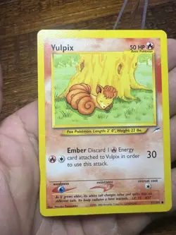 Vintage Pokemon - Neo Destiny - Vulpix 91/105 - Image 3