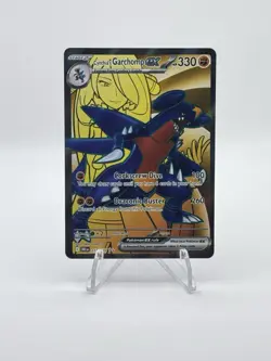 Pokemon TCG Cynthia's Garchomp EX 215/182 Full Art Destined Rivals - Image 1