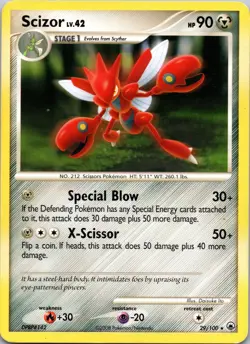 Scizor 29/100 Rare Majestic Dawn MP Pokemon TCG Non holo - Image 1