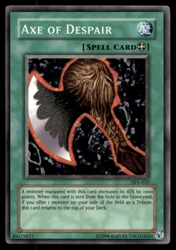 Axe of Despair SYE-035 Starter Deck: Yugi Evolution - Image 1
