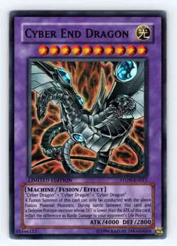 Yugioh Cyber End Dragon STON-ENSE1 Limited Edition Super Rare - NM 💎 - Image 1