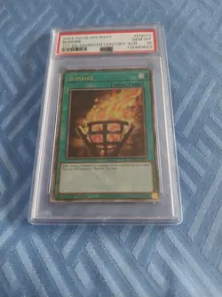 Yu-Gi-Oh! Bonfire RA03-EN073 Quarter Century Secret Rare 1st Edition PSA10 - Image 1