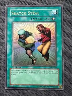 Yugioh Snatch Steal 1st Edition Ultra Rare MRL-036 NM - Image 1