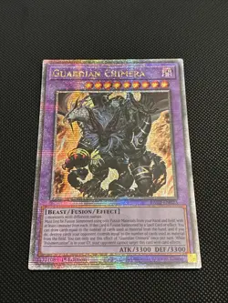 Guardian Chimera - Quarter Century Secret Rare RA02-EN023 1st Edition QCSR NM - Image 1