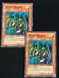 YUGIOH TROOP DRAGON DB2-EN157 COMMON X2 (NM) - Image 1