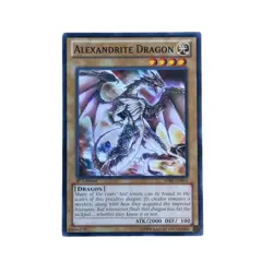 Alexandrite Dragon 1st Edition Secret Rare SDBE EN003 YuGiOh Trading Card - Image 1