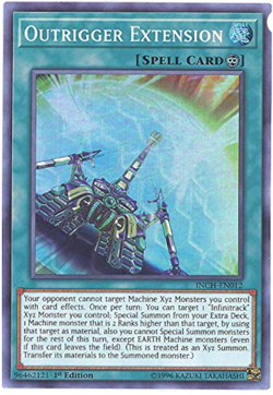 Yu-Gi-Oh! - Outrigger Extension - INCH-EN012 - Super Rare - 1st ed - NM/M - NEW - Image 1