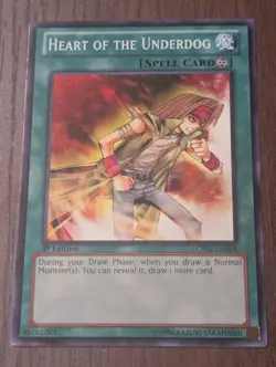 Heart Of The Underdog - LCYW-EN068 - Common - 1st Edition - NM - Yu-Gi-Oh! - Image 1