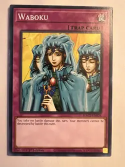 Yu-Gi-Oh! TCG Waboku Hidden Arsenal: Chapter 1 HAC1-EN026 1st Edition Common - Image 1