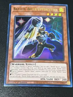 Yu-Gi-Oh! Battlin' Boxer Uppercutter LD10-EN032 Ultra Rare NM 1st Edition - Image 1