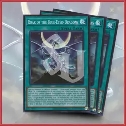 YuGiOh Roar of the Blue-Eyed Dragons x3 | Blue-Eyes White Destiny SDWD - Image 1
