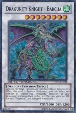 Yugioh! LP Dragunity Knight - Barcha - DT04-EN091 - Super Rare - Duel Terminal L - Image 1