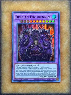 Yugioh Despian Proskenion DAMA-EN035 Super Rare 1st Ed NM - Image 1