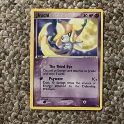 Jirachi 2004 Black Star Promo Card 021 Rare Pokemon TCG Near Mint NM - Image 1