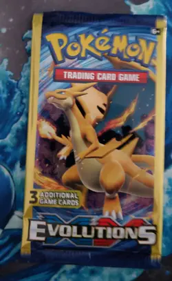 1x Pokemon XY Evolutions Booster Pack 3 Cards Factory Sealed CHARIZARD BLASTOISE 820650801556 - Image 1