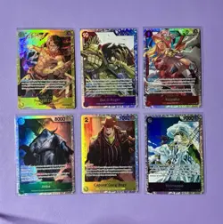 TCG One Piece English 12 Card lot: SRs, Alts OP11, OP12, OP09, OP13 - Image 2