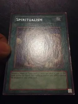 Yu-Gi-Oh! RARE CARD SPIRITUALISM LON-094 VINTAGE PRINT LP - Image 2