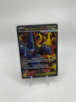 Pokemon Mega Heracross ex 108/094 Phantasmal Flames Ultra Rare Holo 280 HP Card - Image 1