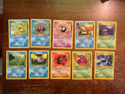10 VINTAGE Pokemon Cards from Various Classic Sets!! - Image 1
