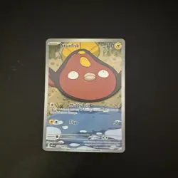 Pokemon TCG Stunfisk 118/086 Scarlet & Violet White Flare Illustration Rare Card - Image 1