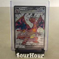 Pokemon TCG Charizard EX SVP056 Black Star Holo Promo Card NM/M Condition - Image 1