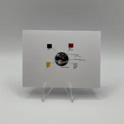Pokemon Polaroid Pokeball Luxury Ball Sketch Art Card ZA STUDIO - Image 1
