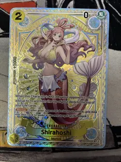 Bandai One Piece Shirahoshi EB01-057 Memorial SP Super Rare Foil Card - Image 1