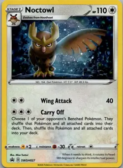 Noctowl - Promo SWSH: Sword & Shield Promo Cards SWSH027 NM - Image 1