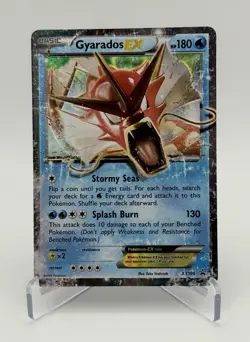 Pokemon TCG Gyarados EX XY106 Holo Rare Black Star Promo Card NM/M - Image 2