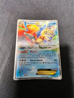 Pokemon TCG Keldeo EX 49/149 2013 World Championship Holo Rare Game Card - Image 5