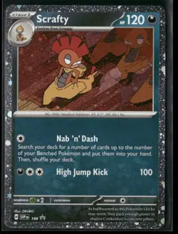 Scrafty - (Cosmos Holo) 188 Promo - Pokemon TCG SV: Scarlet & Violet Promo Cards - Image 1