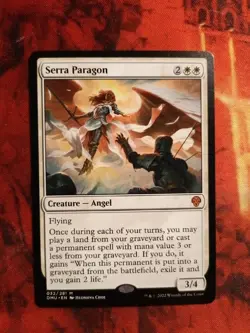 MTG Magic The Gathering Serra Paragon Dominaria United Mythic Rare Card - Image 1