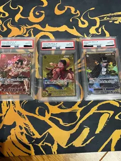 PSA10 2024 One Piece Card Sequential Number Luffy Ace Sabo Promo Japanese - Image 1