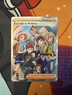 Friends in Paldea Prismatic Evolutions #137/131 Ultra Rare Pokemon Card NM - Image 1