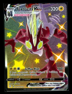 Toxtricity Vmax 071/192 Rebel Clash NM Full Art Ultra Rare Pokemon Card - Image 1