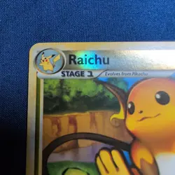 Raichu 10/123 Heartgold & Soulsilver Reverse Holo Rare Pokemon TCG - LP - Image 3