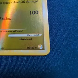 Raichu 10/123 Heartgold & Soulsilver Reverse Holo Rare Pokemon TCG - LP - Image 5