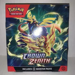 Pokemon TCG - Crown Zenith Booster Bundle - NEW/Factory Sealed Box Imperfection 820650858963 - Image 1