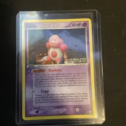 Pokemon TCG Ditto Holo Rare Stamped Card 38/113 EX Delta Species GOOD CONDITION - Image 1